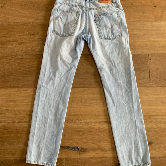 Mens or Boys Levi’s 511 Slim Jeans, Distressed Pants, Size 28 x 28 16REG - Picture 3 of 10